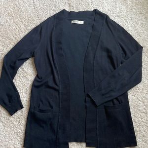 Black cardigan